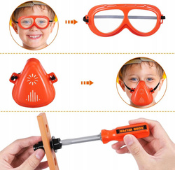 WARSZTAT ZESTAW MAJSTERKOWICZA NARZĘDZIA WIERTARKA PIŁA 63el Walizka KUFER