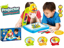 PROJEKTOR RZUTNIK TABLICA DO RYSOWANIA MALOWANIA SLAJDY WZORY KACZUSZKA