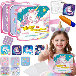 Unicorn Jednorożec Do Malowania Dla Dziewczynki Nauka Liter Cyfr Z Naklejki