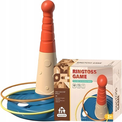 GRA SPORTOWA RINGO SERSO RZUCANIE OBRĘCZAMI DO CELU ZABAWKA NA PLAŻE OGROD