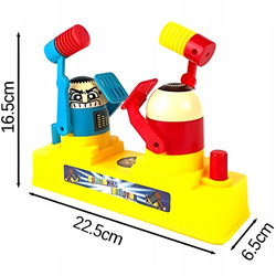 GRA DLA DWOJGA ZBIJAK MŁOCIARZE BITWA POJEDYNEK DLA DZIECI 3-6 BEZ BATERII
