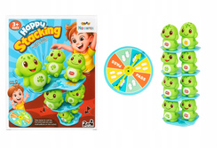 GRA WIEŻA DINOZAURÓW SPADAJĄCE DINOZAURY BALANSUJĄCA NA PREZENT DLA DZIECI