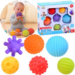 PIŁECZKI SENSORYCZNE KULE PIŁKA Z WYPUSTKAMI 6 SZT