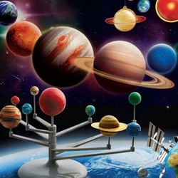 ZESTAW KREATYWNY DO MALOWANIA UKŁAD SŁONECZNY MODEL EDUKACYJNY PLANETY 3D