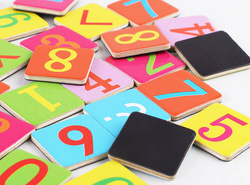 Gra Edukacyjna Zestaw do Nauki Liczenia PATYCZKI i Zegar Magnetyczne Liczby