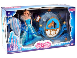 CHODZĄCY KOŃ Karoca Kareta Dla LALKI ELSA + LALKA