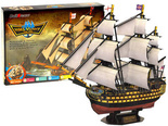 Puzzle 3D statek HMS VICTORY okręt morski ZA1785