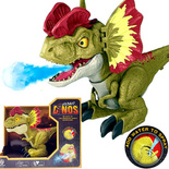 DINOZAUR INTERAKTYWNY FIGURKA ŚWIECI LED RYCZY ZIEJE PARĄ WELOCIRAPTOR