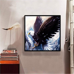 HAFT DIAMENTOWY MOZAIKA 5D „ORZEŁ” ZESTAW DIAMOND PAINTING 40×30 CM