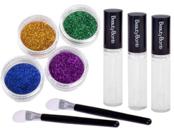 DUŻY ZESTAW DO TATUAŻY TATUAZE brokatowe zmywalne DLA DZIECI studio brokaty