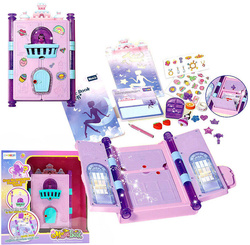 MAGICZNY SEKRETNY PAMIĘTNIK ZAMEK NA KLUCZYK ZE SCHOWKAMI ZESTAW DLA DZIECI