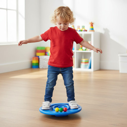 DESKA DO BALANSOWANIA Z LABIRYNTEM ZABAWKA SENSORYCZNA SPORTOWA DLA DZIECI