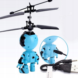 ROBOT LATAJĄCY NAD DŁONIĄ ZABAWKA DLA DZIECI + KABEL USB UFO STEROWANA RĘKĄ