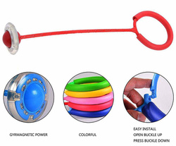 HULA HOP NA NOGĘ SKIPPER SKAKANKA DLA DZIECI + LED