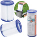 2x Filtr do Basenu Filtr do Pompy Basenowej Filtry do Basenu BESTWAY Typ II