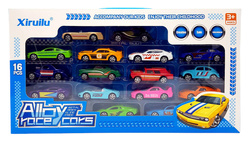 ZESTAW AUTEK Resoraki Autka Metalowe Samochodziki GARBUSEK cabrio AUTA 16sz