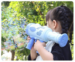 Pistolet do Robienia Baniek NA BAŃKI MYDLANE AUTOMAT MASZYNA Baterie + PŁYN