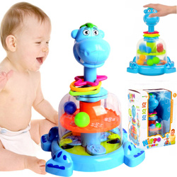 BĄCZEK INTERAKTYWNY HIPCIO KARUZELKA Z PIŁECZKAMI ZABAWKA DLA DZIECI HIPPO