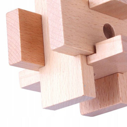 Zestaw łamigłówek 6 szt układanki klocki puzzle 3D logiczne dla dzieci