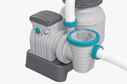 POMPA PIASKOWA FILTRUJĄCA DO BASENÓW 6056L/h BESTWAY 58497 + ZŁĄCZKI, WĘŻE