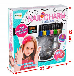 ZESTAW DO STYLIZACJI MALOWANIA PAZNOKCI OZDABIANIA