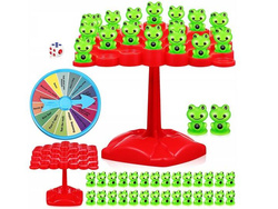 Gra BALANSUJĄCE ŻABKI SPADAJĄCE WESOŁE Równoważnia ŻABA rodzinna dla dzieci