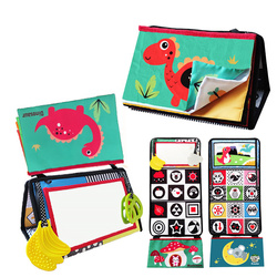 MATA ZABAWKA SENSORYCZNA SKŁADANA LUSTERKO DLA DZIECI NIEMOWLĄT KONTRASTOWA