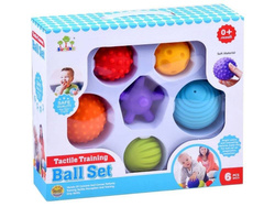 PIŁECZKI SENSORYCZNE KULE PIŁKA Z WYPUSTKAMI 6 SZT