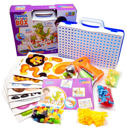 ZOO UKŁADANKA W 3D MOZAIKA WKRĘTARKA ZWIERZĘTA ZABAWKA I PREZENT DLA DZIECI