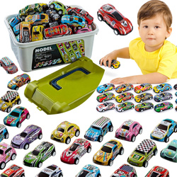 ZESTAW AUTEK z napędem W SKRZYNCE KUFERKU SAMOCHODÓW AUT Metalowe RESORAKI