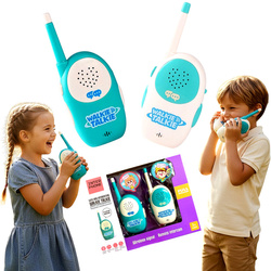 WALKIE TALKIE DO 1000 M ZABAWKA KRÓTKOFALÓWKA TELEFON DLA DZIECI ZESTAW 2x