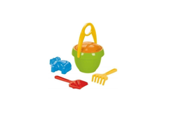 Zestaw do piasku łopatka grabki wiaderko Lena 5323