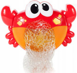 KRAB DO ROBIENIA PIANY DO KĄPIELI WANNY WODY MELODIA DLA DZIECI CZERWONY