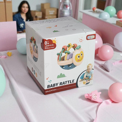 GRZECHOTKA GRYZAK KULA SENSORYCZNA ZABAWKA NA PREZENT DLA NIEMOWLĄT DZIECKA