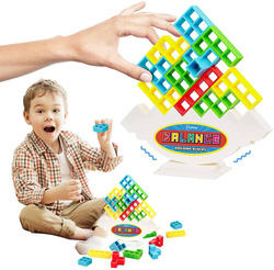 Układanka tetris balansujące klocki TOWER DLA DZIECI WIEŻA 3D gra LOGICZNA
