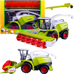 Duży KOMBAJN ZBOŻOWY Z NAPĘDEM RUCHOME ELEMENTY IDEALNY HARVESTER TRAKTOR