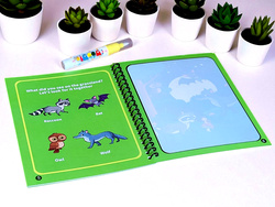 KOLOROWANKA MALOWANKA Z PISAKIEM WODNYM NA WODĘ KSIĄŻECZKA WODNA MALOWANIA