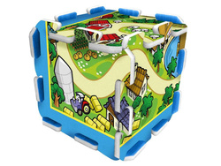 Puzzle piankowe Mata uliczka wyścigi 31x31 ZA3150