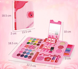 KUFEREK ZESTAW BOOK DO MAKIJAŻU I PAZNOKCI NA PREZENT KOSMETYKI DLA DZIECKA