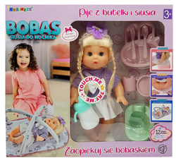 LALKA SIKAJĄCA bobas Mówi Płacze MATA NOCNIK +10el