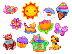 Zestaw do malowania tworzenia magnesów Kreatywne magnesy dla dzieci DIY