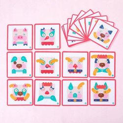 DREWNIANA UKŁADANKA MANIPULACYJNA MONTESSORI ZABAWKA DO NAUKI DLA DZIECI