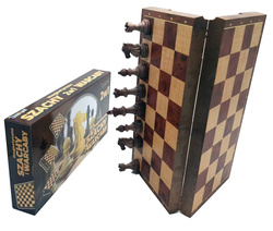 Szachy Warcaby MAGNETYCZNE Zestaw gier 2w1 GRA PL