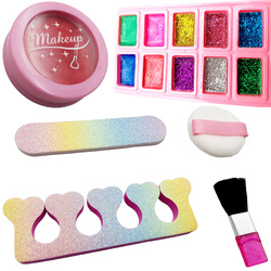 Zestaw do malowania paznokci kosmetyki dziecięce kuferek kosmetyków w salon
