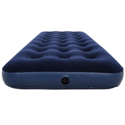 MATERAC DMUCHANY ŁÓŻKO DMUCHANE DO SPANIA DOMU WELUR TURYSTYCZNY POD NAMIOT