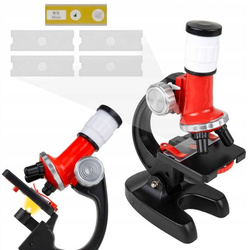 MIKROSKOP NAUKOWY DO ZABAWY UCZNIOWSKI AKCESORIA