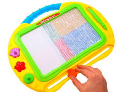 Tablica Kolorowy Znikopis + 3x Pieczątki +Rysik