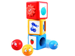 Kolorowa Piramida sorter Wieża układanka ZA4538