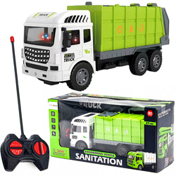 ŚMIECIARKA ZDALNIE STEROWANA DUZE AUTO NA PILOT ZABAWKA PREZENT DLA DZIECI