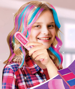 ZMYWALNA Kreda do farbowania włosów farby Prostownica Zestaw DLA DZIECI